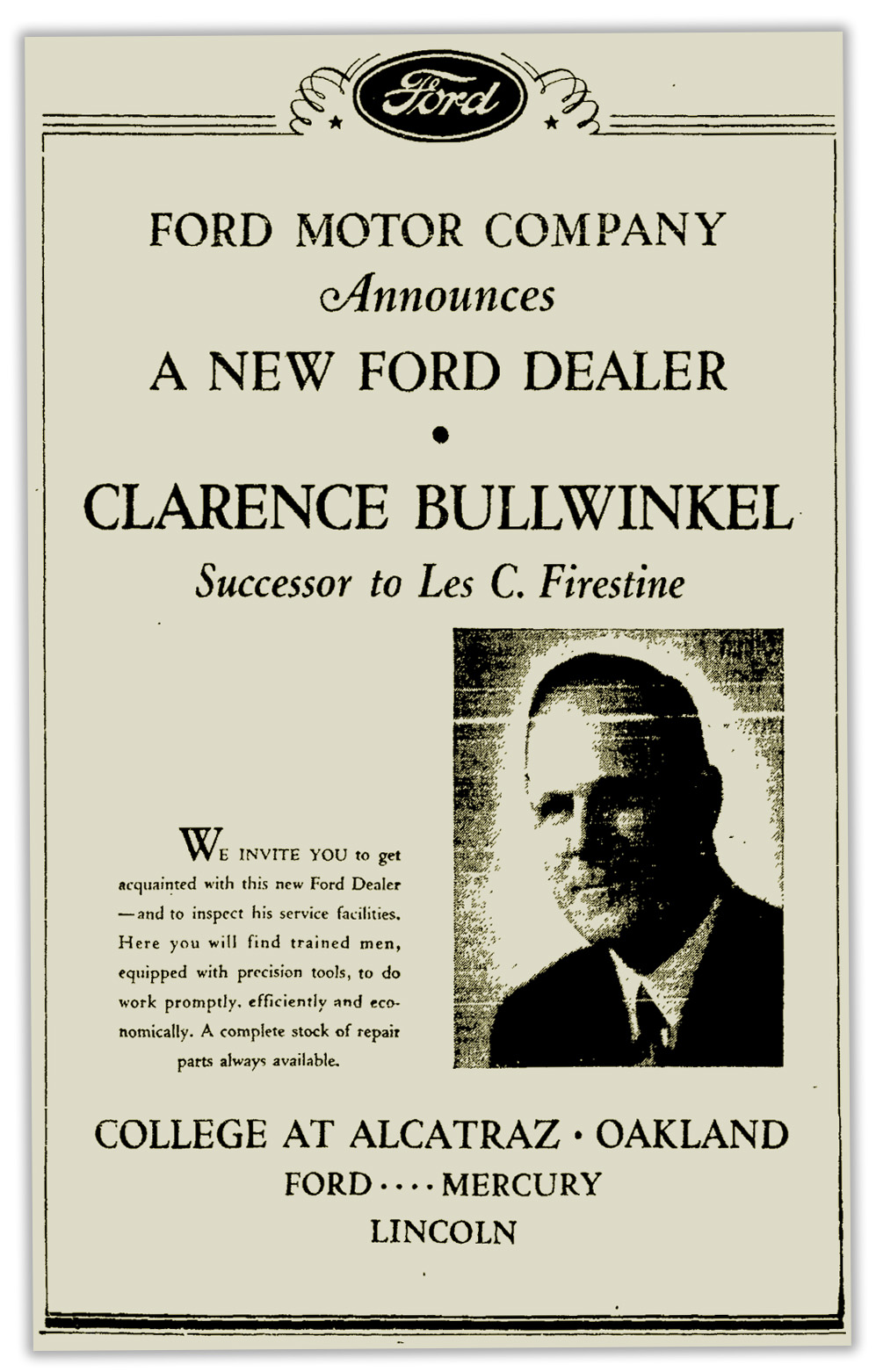 Cs Bullwinkle Ford Folleto