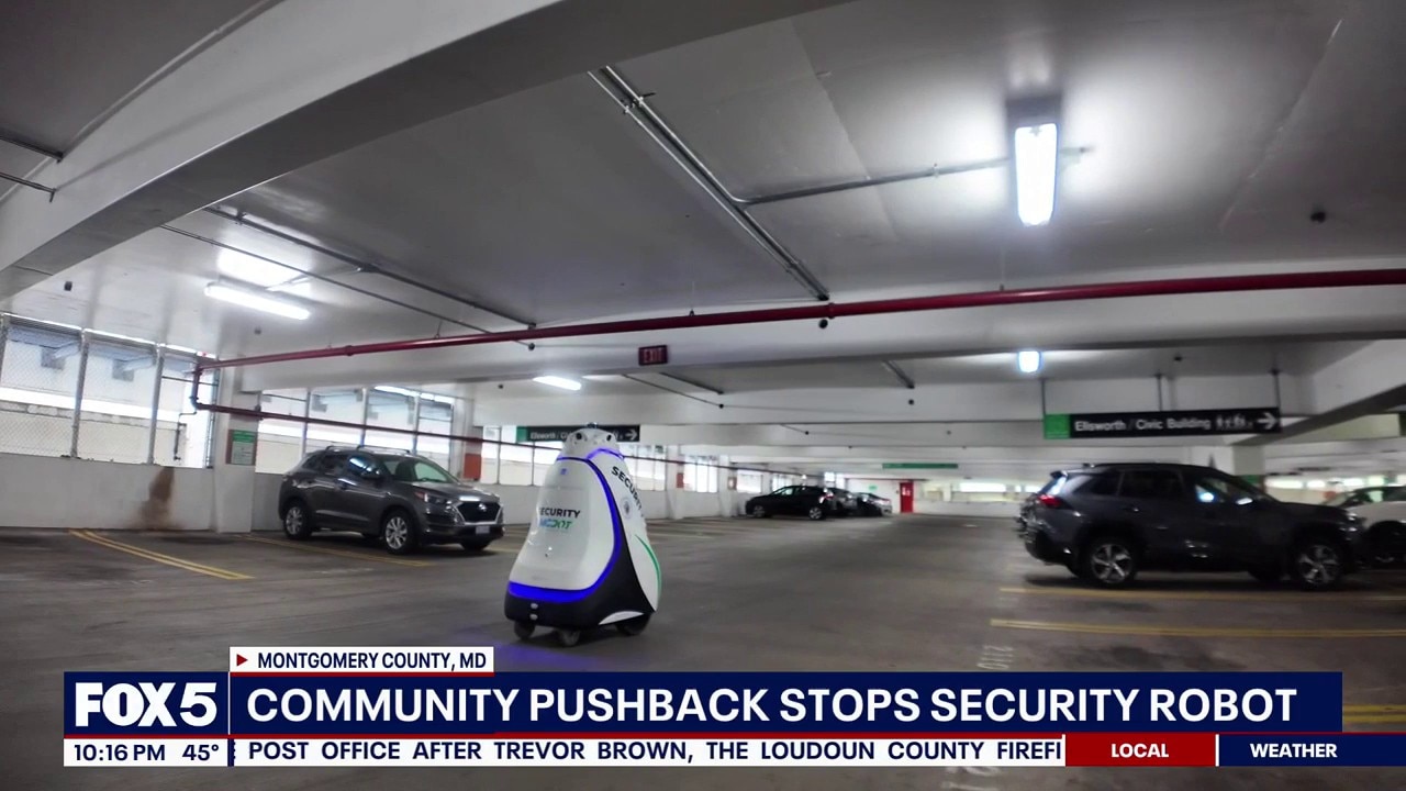 El rechazo de la comunidad cierra el programa piloto de robots de seguridad en el condado de Montgomery