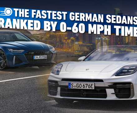 El sedán alemán más rápido clasificado en 0-60 MPH