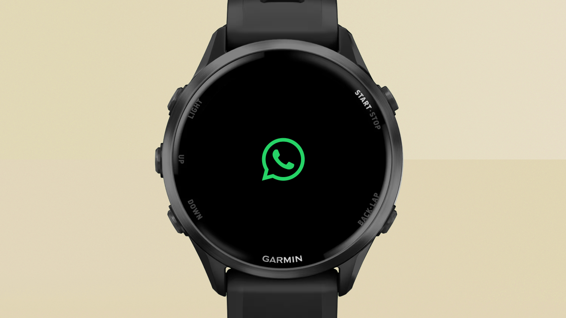 Reloj Garmin mostrando WhatsApp